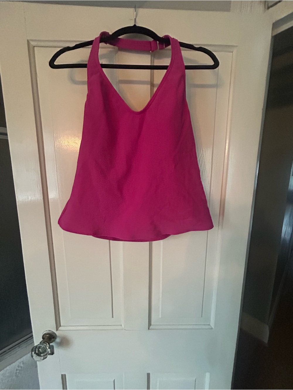 L.L. Bean Women’s Fuchsia Tankini Swim Top